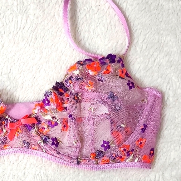 New!For Love and Lemon Bloom Lace Bra - Picture 8 of 10